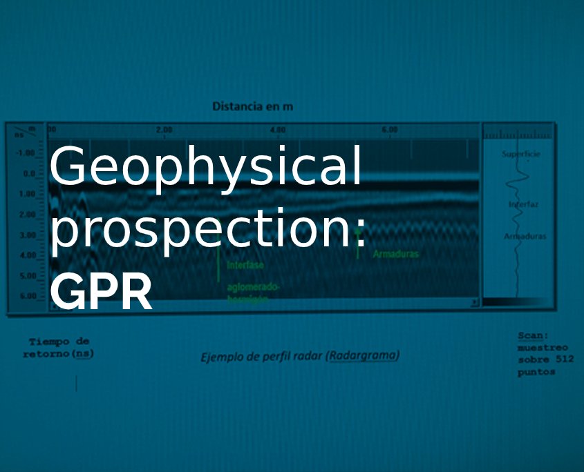 8 Geophysical prospection GPR Ikerlur Geotechnical Engineering PROSPECCION GEOFISICA