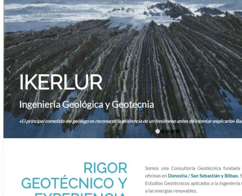 ikerlur ingenieria geologica seguimos trabajando nueva web consultoria geotecnica